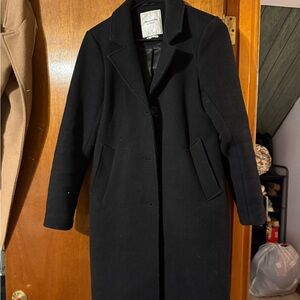 Abercrombie & Fitch Black Trench Coat